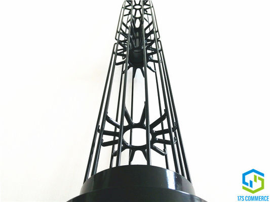 2 ชิ้น Star กรงกรอง Twist Joint เคลือบซิลิโคนจีบกรง 110mm Spider Cage Mild Steel Dust Collector Cage
