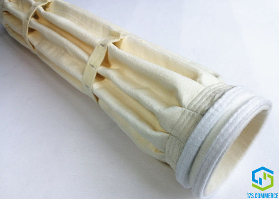 Seal Cuff 12 จีบ 50 ไมครอน Aramid Filter Bag พื้นที่ผิวขนาดใหญ่