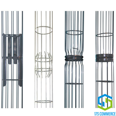 โครงกรงกรองฝุ่นโครงกระดูก Baghouse Cage Dust Collector Cage