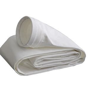 ถุงเก็บฝุ่นซีเมนต์อุตสาหกรรม 500 - 650gsm ถุงกรองโพลีเอสเตอร์