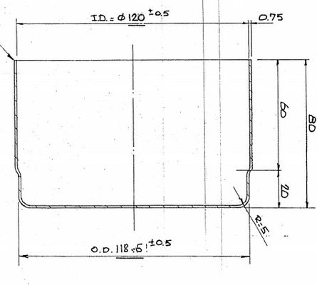 ถ้วยกรงกรอง 120x150mm 120x80mm