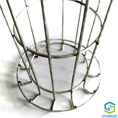 ลวดสังกะสี 120mm Dust Collector Cage Wire Bent Bottom