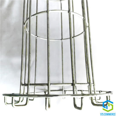 ลวดสังกะสี 120mm Dust Collector Cage Wire Bent Bottom