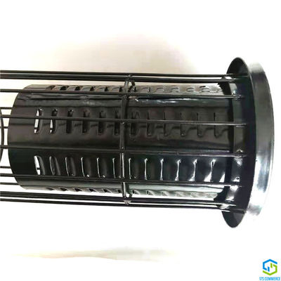 ซิลิกอนเคลือบหน้าต่าง Shades กรงกรอง Venturi Louver Top Cap