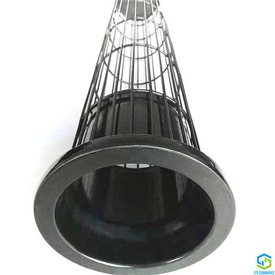 Q235 Wild Steel Dust Collector Cage การเคลือบซิลิกอน