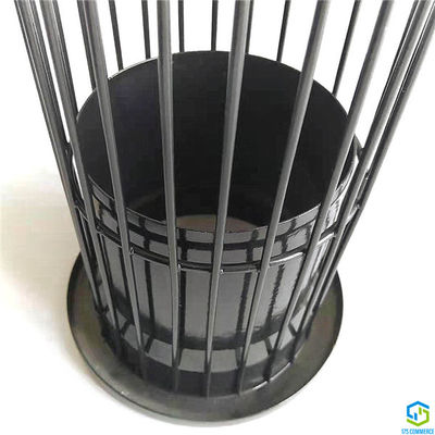 Q235 Wild Steel Dust Collector Cage การเคลือบซิลิกอน