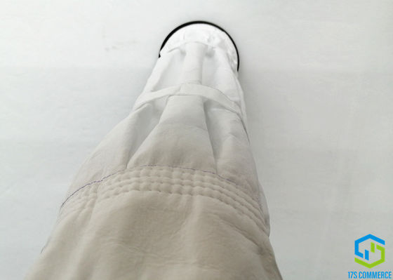 ถุงกรองจีบไฟเบอร์ 130 มม. 8 จีบลูกปัด Cuff