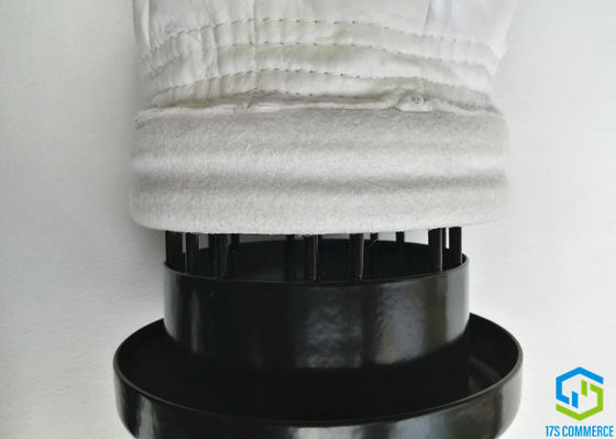 ISO 160mm PTFE ถุงกรอง 150mm Star Cage สำหรับ Dust Collector