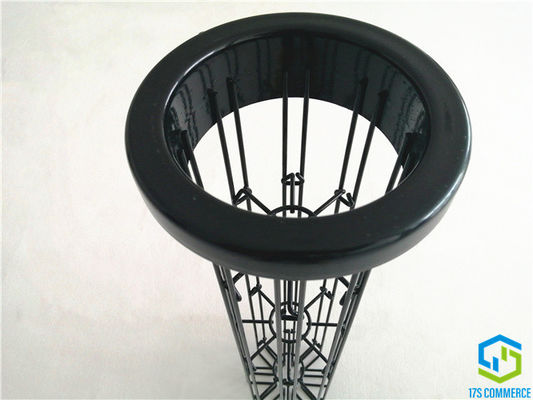 144mm 8 จีบกรงกรองซิลิคอนเคลือบ Mild Steel Star Cage Spider Cage