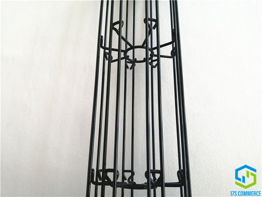 144mm 8 จีบกรงกรองซิลิคอนเคลือบ Mild Steel Star Cage Spider Cage