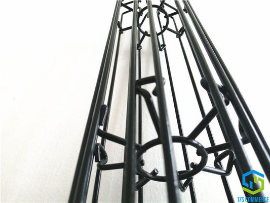การป้องกันการระเบิด 8 Ray Pleat Filter Cage Cataphoresis Coating