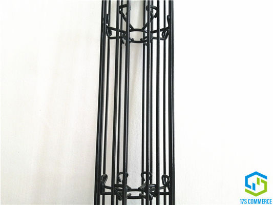 การป้องกันการระเบิด 8 Ray Pleat Filter Cage Cataphoresis Coating