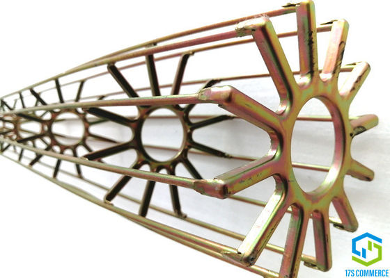 ลวดเคลือบสังกะสีเคลือบด้านบน 110mm Star Filter Cages