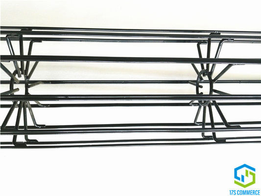 ลวดคู่ 110mm Star Cage เคลือบซิลิกอนจีบกรง 12 Pleats Spider Cage Dust Collector Cage