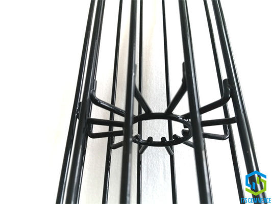 Wire Spider 110mm Star Cage เคลือบซิลิกอนจีบกรง 12 Pleats Spider Cage Dust Collector Cage