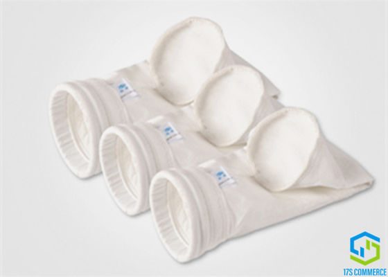 Singeing เสร็จสิ้นรอบ 650gsm Baghouse Dust Filter Bag