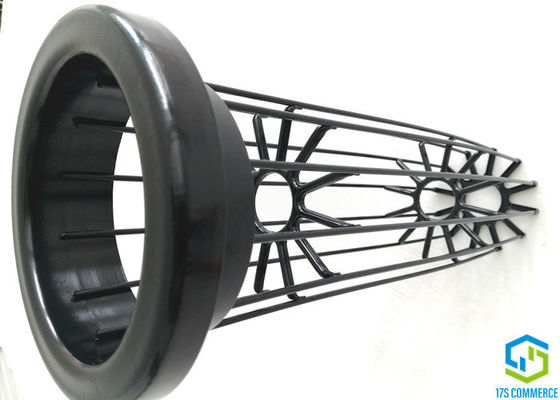 12 จีบ Q235 เหล็กอ่อน Baghouse กรงกรอง PTFE Star Bag Cage