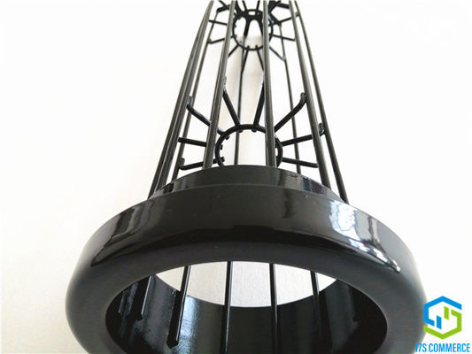 12 จีบ Q235 เหล็กอ่อน Baghouse กรงกรอง PTFE Star Bag Cage