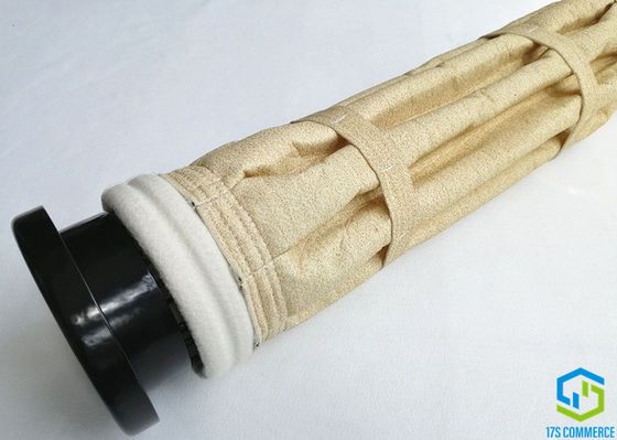 ลูกปัด Cuff 160mm ไมครอนโพลีเอสเตอร์เข็มรู้สึกถุงกรองสองชั้นด้านล่าง