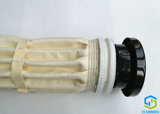 8 จีบ 120 มม. กรองฝุ่น Homopolymer ถุงกรองอะคริลิก